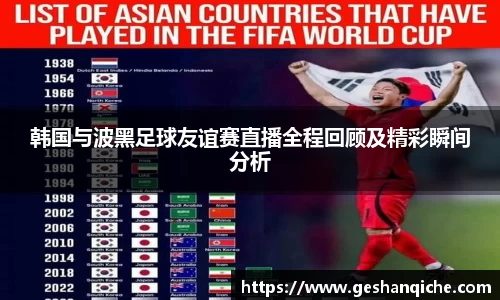 韩国与波黑足球友谊赛直播全程回顾及精彩瞬间分析
